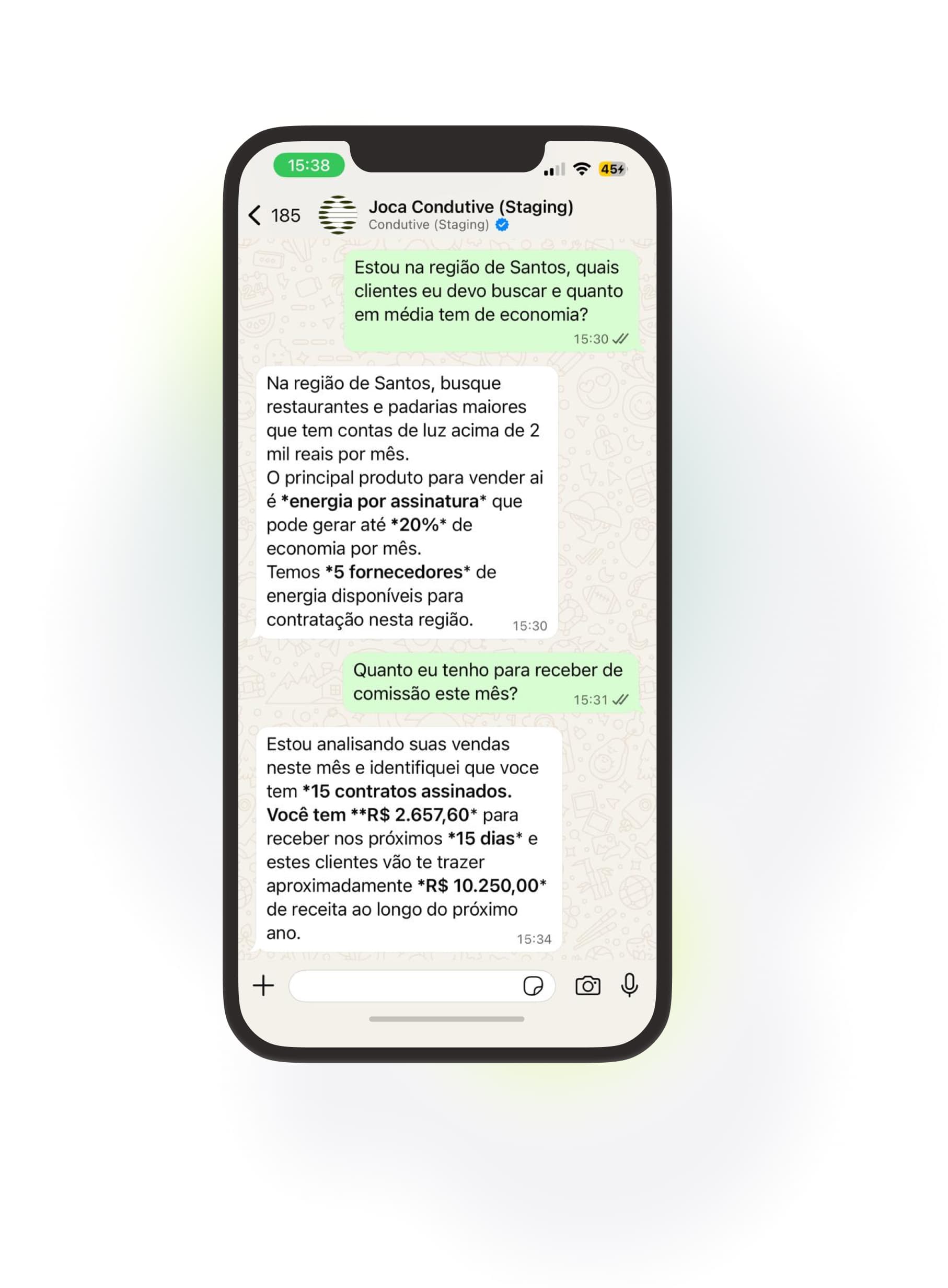 Integração com WhatsApp